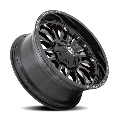 Aluminum Wheels 20X9 Arc D795 5 On 114.3/5 On 127 Gloss Black Milled 78.1 Bore 1 Offset Fuel Off Road Wheels