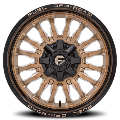 Aluminum Wheels 20X9 Arc D797 5 On 127/5 On 135 Platinum Bronze/Black Lip 87.1 Bore 1 Offset Fuel Off Road Wheels