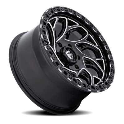 Aluminum Wheels 20X9 Runner OR D840 5 On 127 Gloss Black Milled 71.5 Bore 1 Offset Fuel Off Road Wheels