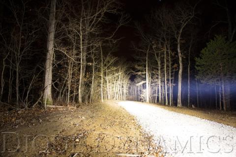 42 Inch LED Light Bar  Single Row Straight Clear Combo Each Stage Series Diode Dynamics