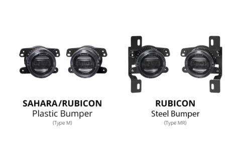 Elite Series Fog Lamps for 2018-2022 Jeep JL Wrangler Rubicon w/ Steel Bumper Pair Cool White 6000K Diode Dynamics