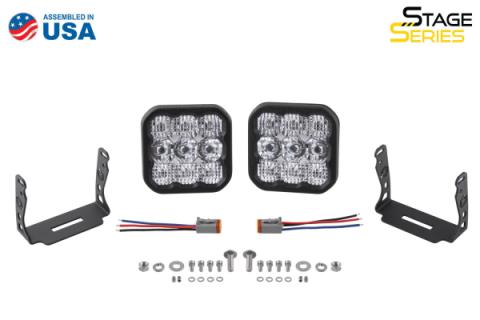 SS5 LED Pod Sport White Driving Pair Diode Dynamics