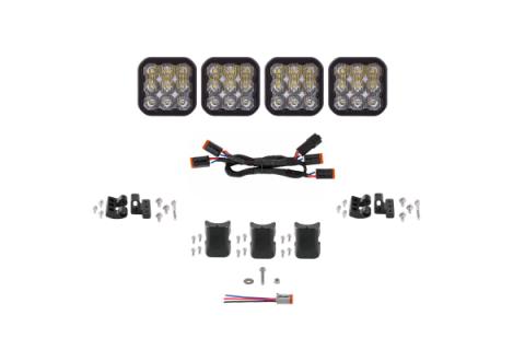 SS5 Sport Universal CrossLink 4-Pod Lightbar White Driving Diode Dynamics