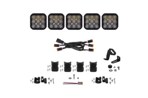 SS5 Pro Universal CrossLink 5-Pod Lightbar White Driving Diode Dynamics