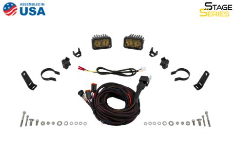 Stage Series 1.75 Inch Roll Bar Chase Light Kit, SSC2 Sport Yellow (Pair) Diode Dynamics