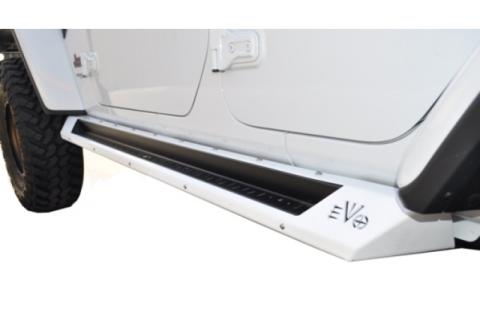 18-Present Jeep Wrangler JLU Rocker Steps 4 Door EVO Manufacturing