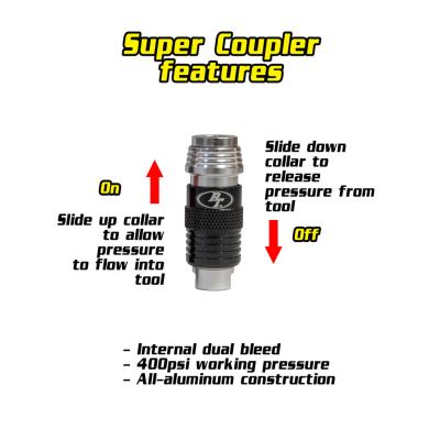 Super Coupler Multi-Pack 1/4 FPT Female Pair Power Tank
