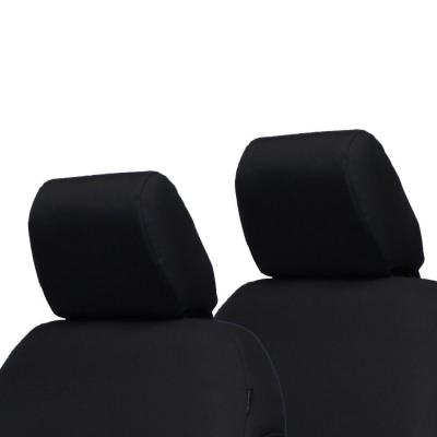 Jeep JK Bench Headrest Covers 07-10 Wrangler JK 2 Door Tactical Series Black Bartact