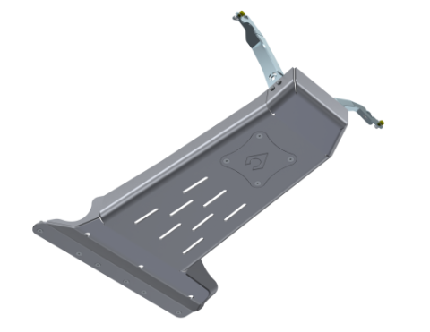 JLU Oil Skid Only With Oil Door - 4 Door 392 Hemi Aluminum Artec Industries