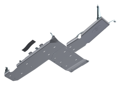 JLU Full Bellypan With Oil Door - 4 Door 3.6L Aluminum 21-Present Artec Industries