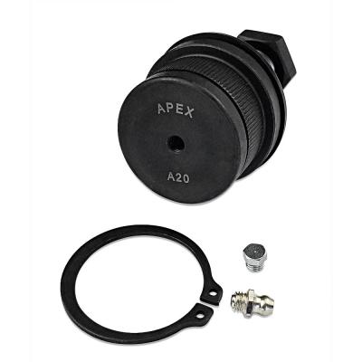 Apex Chassis Heavy Duty Jeep/Chevy/Ford Heavy Duty Ball Joint Kit Fits: 72-88 Jeep CJ/Cherokee/Wagoneer 70-91 Chevy Blazer  74-79 Ford Bronco Heavy Duty Ball Joint Kit Includes 2 Upper &amp; 2 Lower