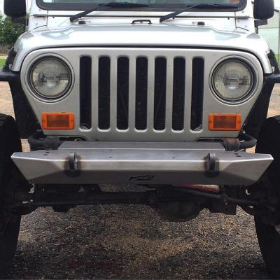 Jeep YJ / TJ / LJ Mid-Width Front Bumper Bare Steel Motobilt