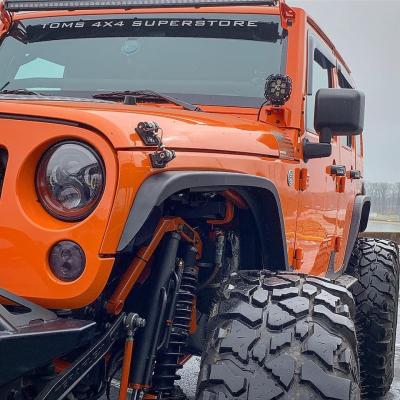 Aluminum Crusher 2 Inch Front Fenders for Jeep JK / JKU Motobilt