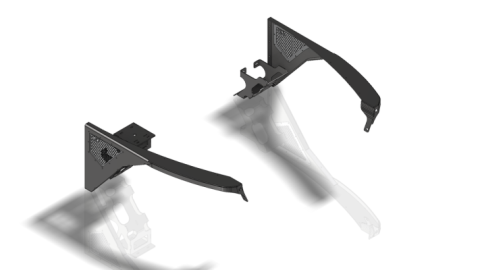 Aluminium Front Fenders 0 Inch Flare for Jeep TJ/LJ Motobilt