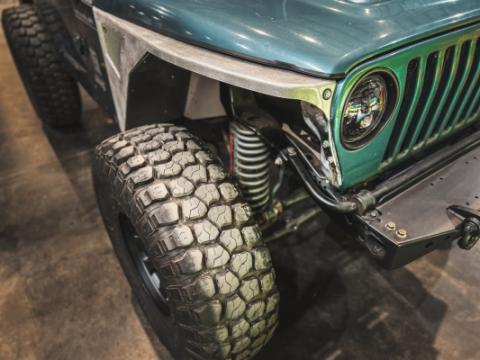 Aluminium Highline Front Fenders 0 Inch Flare for Jeep TJ/LJ Motobilt