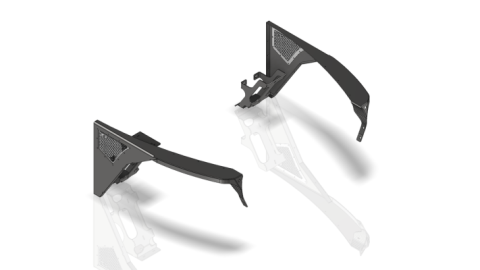 Aluminium Highline Front Fenders 0 Inch Flare for Jeep TJ/LJ Motobilt