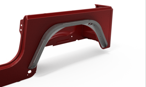 Jeep TJ Fenders Rear Double Arch 2 Inch Flare Pair Motobilt