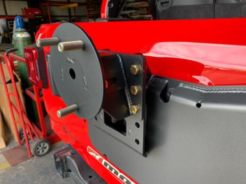 Jeep JL Tire Carrier 18 + Wrangler JL Up To 40 Inch Tire Motobilt