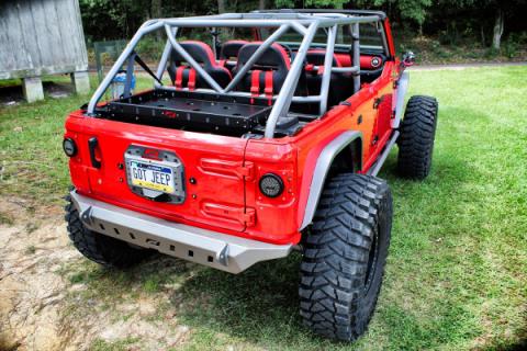 Jeep JL Rear Corner Armor for 18-Pres Wrangler JL Unlimited 4 Door Motobilt