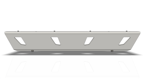 Skid Plate for Crusher Series HD Front Bumper for 18-Present Jeep JL Motobilt