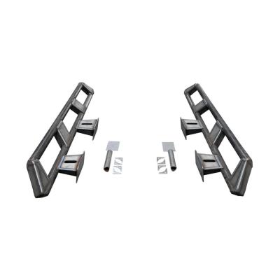 Frame Mounted Rocker Guard Long Arm Suspension for JKU/JLU Motobilt