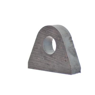 Flat 3.5 Inch Weld On D-Ring Mount Steel Motobilt