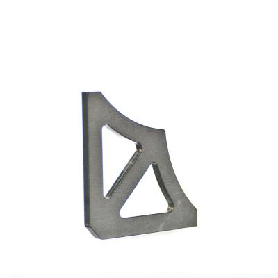 Scalloped Two Hole Gusset 3x3 Inch Steel Motobilt