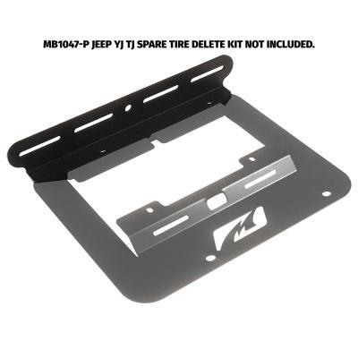 Tailgate Light Mount for MB1047 - Fits Jeep YJ/TJ Motobilt