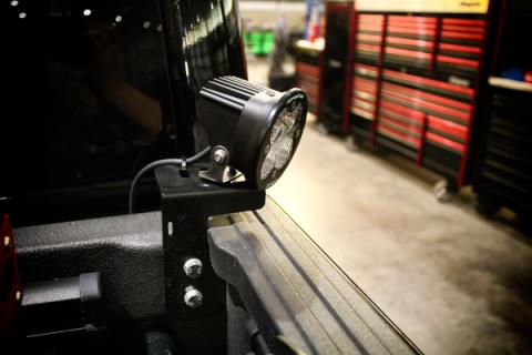 Aluminum Bed Light Mounts for Jeep JT Gladiator Motobilt