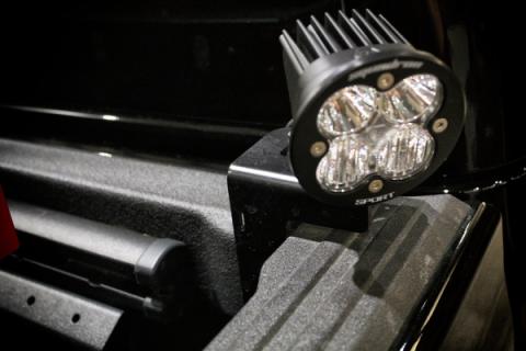 Aluminum Bed Light Mounts for Jeep JT Gladiator Motobilt