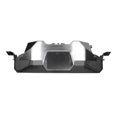 Rear Mounted Fuel Tank Kit For 07-18 Jeep JK/JKU Includes Bare Steel Skid Plate Motobilt