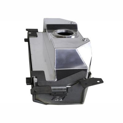 Rear Mounted Fuel Tank Kit For 07-18 Jeep JK/JKU Includes Bare Steel Skid Plate Motobilt