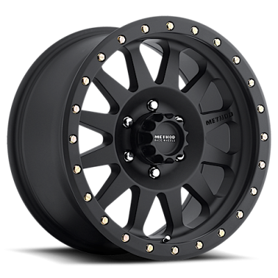 Aluminum Wheels 18x9 Double Standard MR304 Bolt Pattern 6 On 135 Offset 18 Lip Size 2.44 Matte Black MB Method