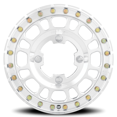 Aluminum Wheels 15x5 MR412 Beadlock UTV Bolt Pattern 5 On 114.3 Offset 43 Lip Size 0 Machined Raw Machined Method