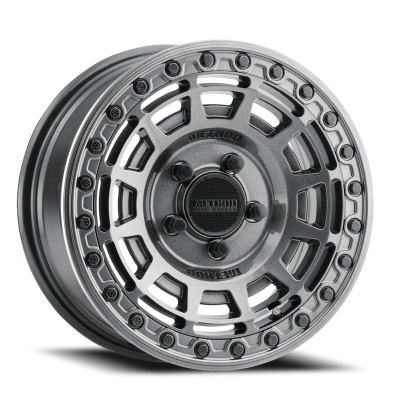 Aluminum Wheels 15x7 MR415 Beadlock UTV Bolt Pattern 5 On 114.3 Offset 38 Lip Size 0 Graphite GY Gloss Graphite Ring Method
