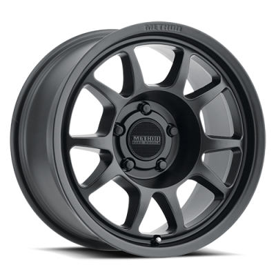 Aluminum Wheels 16x8 Bead Grip MR702 Bolt Pattern 5 On 165.1 Offset 0 Lip Size 1.18 Matte Black MB Method