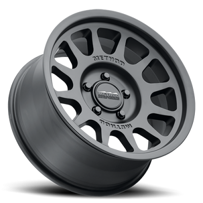 Aluminum Wheels 16x6 Bead Grip MR703 Bolt Pattern 5 On 130 Offset 68 Lip Size 0 Matte Black MB Method