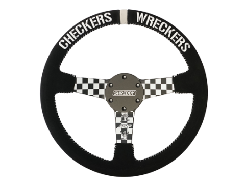 PRP X Shreddy Checkered Steering Wheel 13 Inch Diameter Checkered Deep Dish PRP Seats