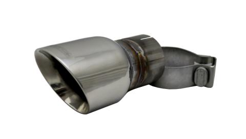 Single 3.5 Inch Polished Pro-Series Tip (Clamp Included) 2.5 Inch Inlet Universal Stainless Steel Corsa Performance