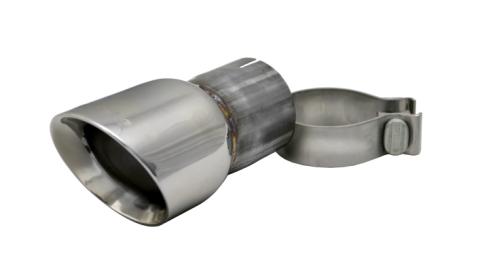 Single 3.5 Inch Polished Pro-Series Tip (Clamp Included) 2.75 Inlet Pipe Universal Stainless Steel Corsa Performance