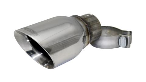 Single 4.0 Inch Polished Pro-Series Tip (Clamp Included) 2.5 Inch Inlet Universal Stainless Steel Corsa Performance