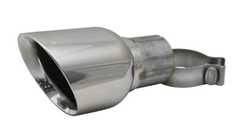 Single 4.5 Inch Polished Pro-Series Tip (Clamp Included) 2.75 Inch Inlet Universal Stainless Steel Corsa Performance