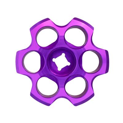 Six Shooter Aluminum Tank Knobs Royal Purple Power Tank