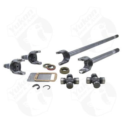 Yukon Front Axle Kit 4340 Chrome-Moly Replacement For 74-79 Wagoneer Drum Brakes Spicer U-Joints Yukon Gear &amp; Axle