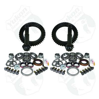 Yukon Gear And Install Kit Package For Jeep JK Rubicon 4.56 Ratio Yukon Gear &amp; Axle