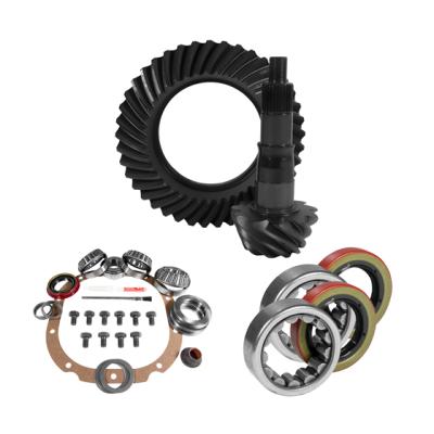 8.8 inch Ford 4.11 Rear Ring and Pinion Install Kit 2.53 inch OD Axle Bearings and Seals Yukon Gear &amp; Axle