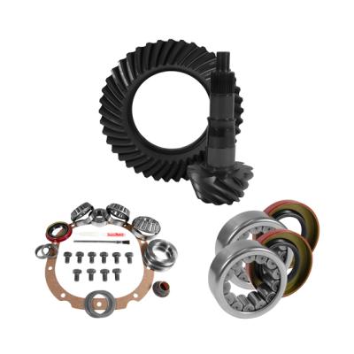 8.8 inch Ford 4.56 Rear Ring and Pinion Install Kit 2.99 inch OD Axle Bearings and Seals Yukon Gear &amp; Axle
