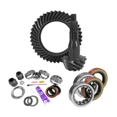 9.75 inch Ford 3.55 Rear Ring and Pinion Install Kit 2.53 inch OD Axle Bearings and Seal Yukon Gear &amp; Axle