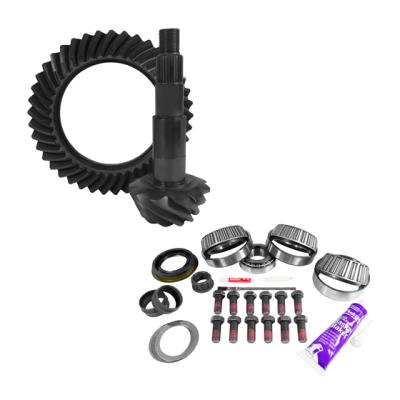 11.5 inch AAM 4.56 Rear Ring and Pinion Install Kit 4.125 inch OD Pinion Bearing Yukon Gear &amp; Axle