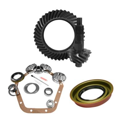 10.5 inch GM 14 Bolt 4.56 Rear Ring and Pinion Install Kit Yukon Gear &amp; Axle